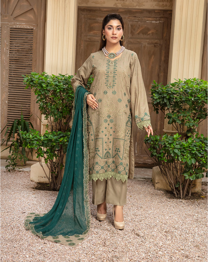 SASSI Viscose EMB Shirt & Dupatta Vol-2412