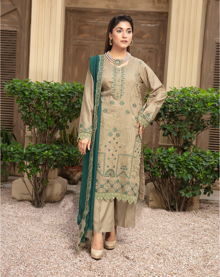 SASSI Viscose EMB Shirt & Dupatta Vol-2412