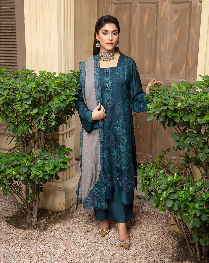 SASSI Viscose EMB Shirt & Dupatta Vol-2412