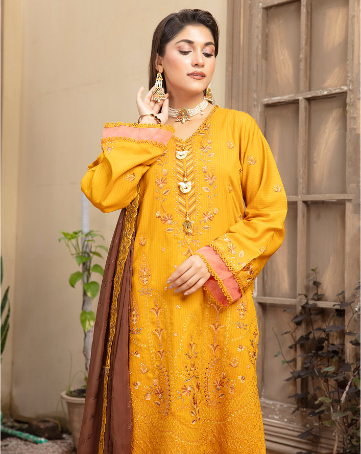 SASSI Viscose EMB Shirt & Dupatta Vol-2412
