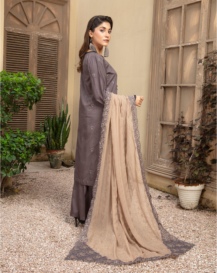 SASSI Viscose EMB Shirt & Dupatta Vol-2412