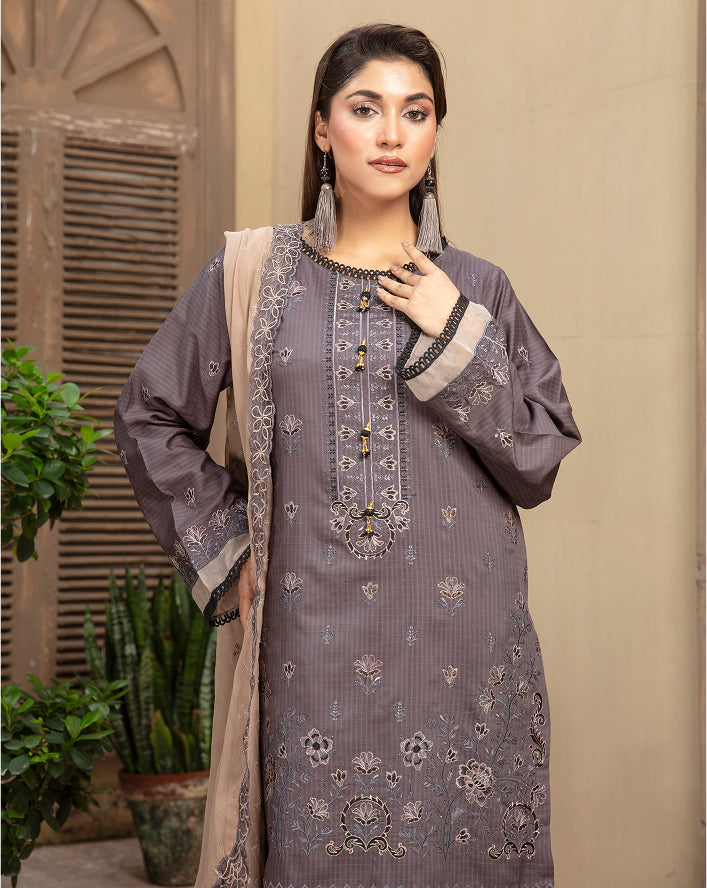 SASSI Viscose EMB Shirt & Dupatta Vol-2412