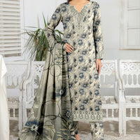HAWIC Vol 2648 Ready to Wear – 3 Piece Stitched Lawn Suit with Organza Dupatta — 1