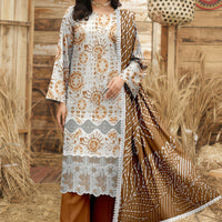 Vol 2606 – Sassi Luxury Lawn 3 Piece stitched Suit — 1
