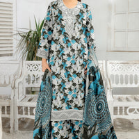 HAWIC Vol 2648 Ready to Wear – 3 Piece Stitched Lawn Suit with Organza Dupatta — 1