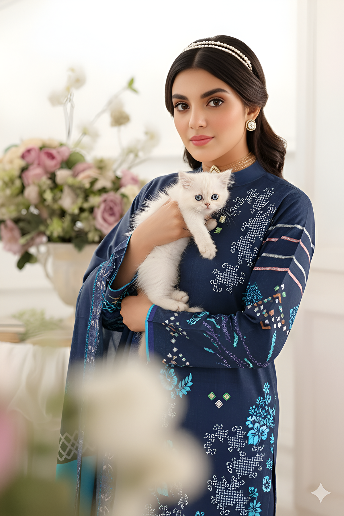 SASSI KHADDER EMB Shirt & Dupatta Vol-2450