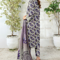 HAWIC Vol 2648 Ready to Wear – 3 Piece Stitched Lawn Suit with Organza Dupatta — 2