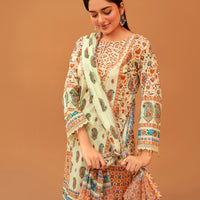 SASSI Vol-5005 – Premium Pre-Shrunk 3 Piece Unstitched Cambric Cotton Suit — 4