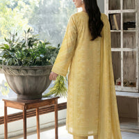 SASSI Volume 5000 – 3 Piece Unstitched Luxury Lawn Suit with Embroidered Gala & Daman Patches — 2