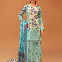 SASSI Vol-5005 – Premium Pre-Shrunk 3 Piece Unstitched Cambric Cotton Suit — 1