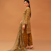 SASSI Vol-5005 – Premium Pre-Shrunk 3 Piece Unstitched Cambric Cotton Suit — 3