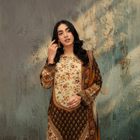 SASSI Vol 3598 – 3 Piece Unstitched Print Viscose Suit — 3
