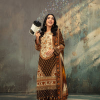 SASSI Vol 3598 – 3 Piece Unstitched Print Viscose Suit — 4