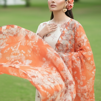Sassi Volume 5000 Unstitched Lawn Suit – Printed Shirt, Lawn Dupatta & Dyed Trouser — 3
