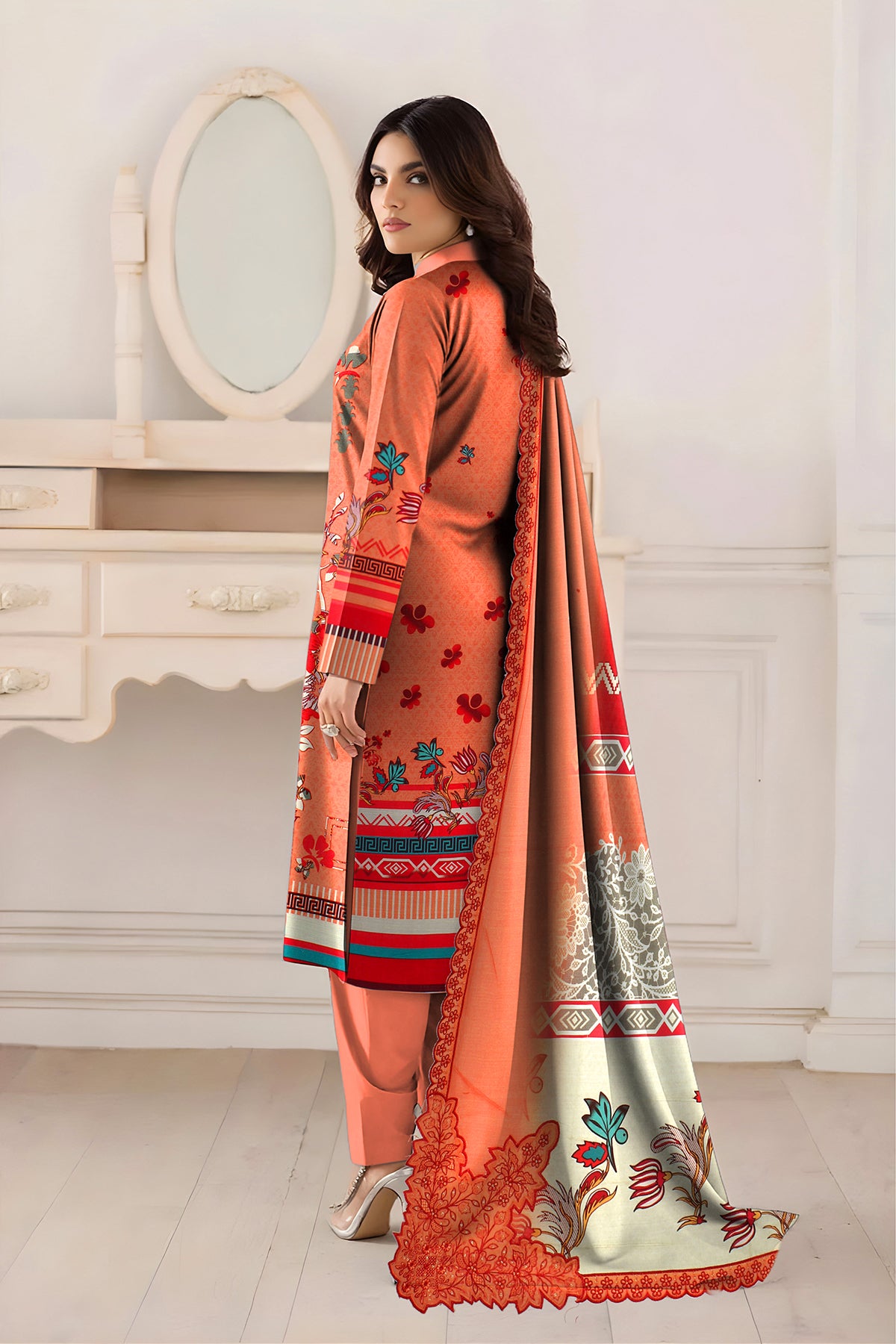 SASSI KHADDER EMB Shirt & Dupatta Vol-2450