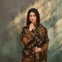 SASSI Vol 3598 – 3 Piece Unstitched Print Viscose Suit — 2
