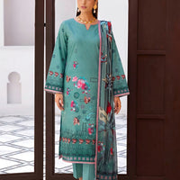 SASSI Supreme Printed Lawn 3 Piece Unstitched Suit – Vol 3113 — 1