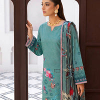 SASSI Supreme Printed Lawn 3 Piece Unstitched Suit – Vol 3113 — 2