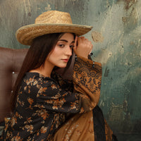 SASSI Vol 3598 – 3 Piece Unstitched Print Viscose Suit — 4