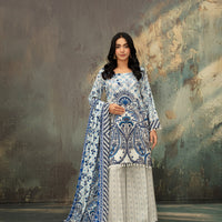 SASSI Vol 3598 – 3 Piece Unstitched Print Viscose Suit — 1