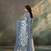 SASSI Vol 3598 – 3 Piece Unstitched Print Viscose Suit — 2
