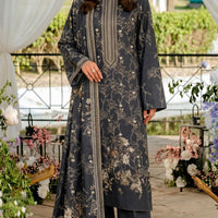 SASSI Black Special Printed Lawn 3 Piece Unstitched Suit – Vol 3116 — 1