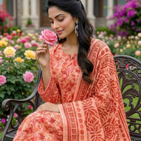 Sassi Premium Airjet Lawn Vol 2851 – 3 Piece Unstitched Sparkle Floral Suit — 2