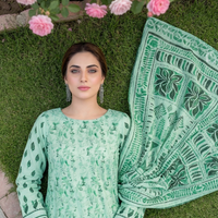 Sassi Premium Airjet Lawn Vol 2851 – 3 Piece Unstitched Sparkle Floral Suit — 1