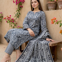 Sassi Premium Airjet Lawn Vol 2851 – 3 Piece Unstitched Sparkle Floral Suit — 2