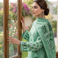Sassi Premium Airjet Lawn Vol 2851 – 3 Piece Unstitched Sparkle Floral Suit — 2