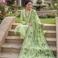Sassi Premium Airjet Lawn Vol 2851 – 3 Piece Unstitched Sparkle Floral Suit — 2