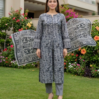 Sassi Premium Airjet Lawn Vol 2851 – 3 Piece Unstitched Sparkle Floral Suit — 1