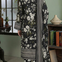 SASSI Volume 5000 – 3 Piece Unstitched Luxury Lawn Suit with Embroidered Gala & Daman Patches — 2