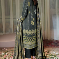 Sassi Volume 2028 – Stitched Lawn Suit with Embroidered Daman & Printed Dupatta — 2