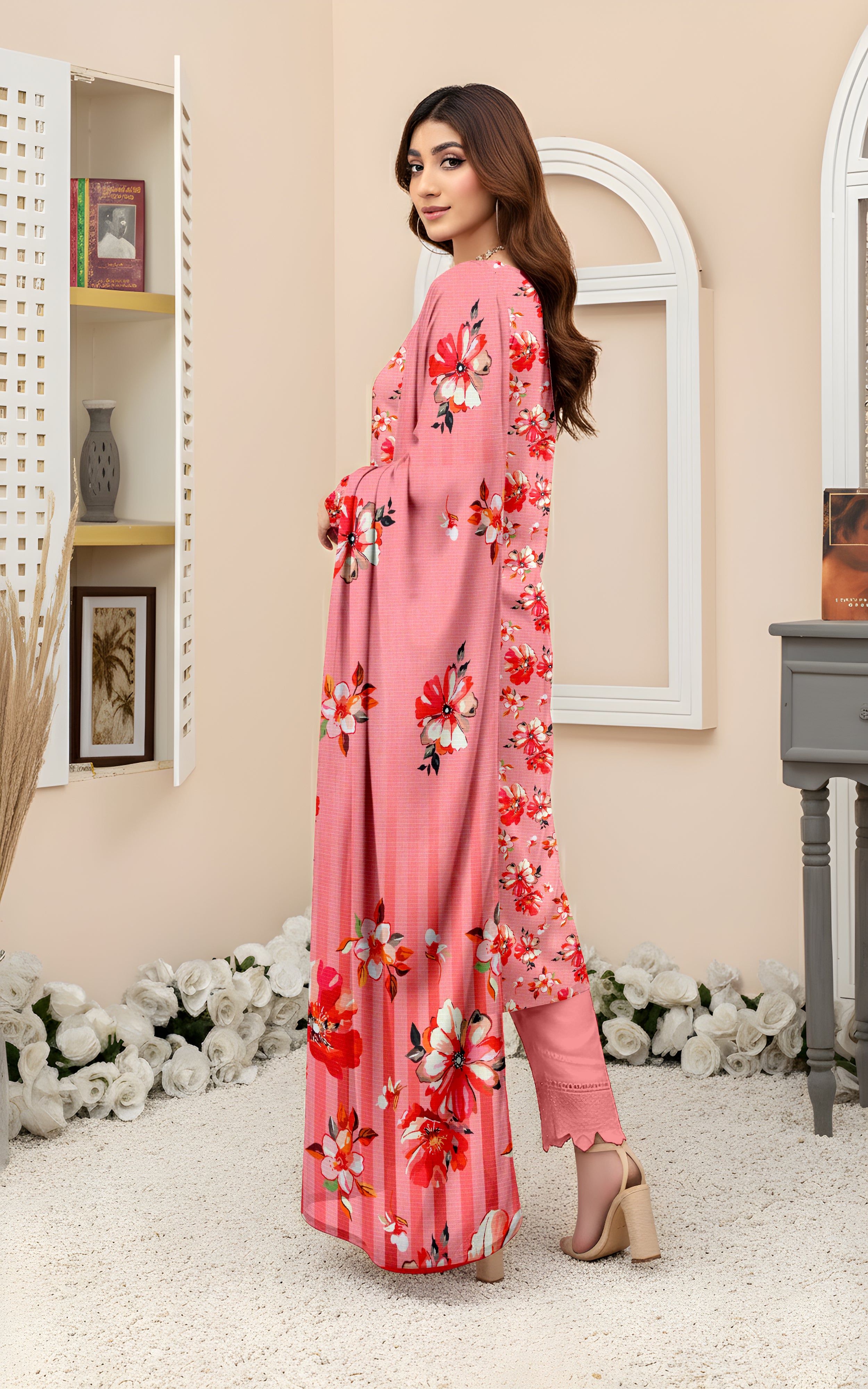 SASSI VISCOSE EMB Shirt & Dupatta Vol-2489