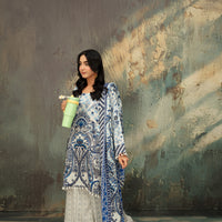 SASSI Vol 3598 – 3 Piece Unstitched Print Viscose Suit — 3