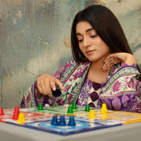 SASSI Vol 3598 – 3 Piece Unstitched Print Viscose Suit — 3