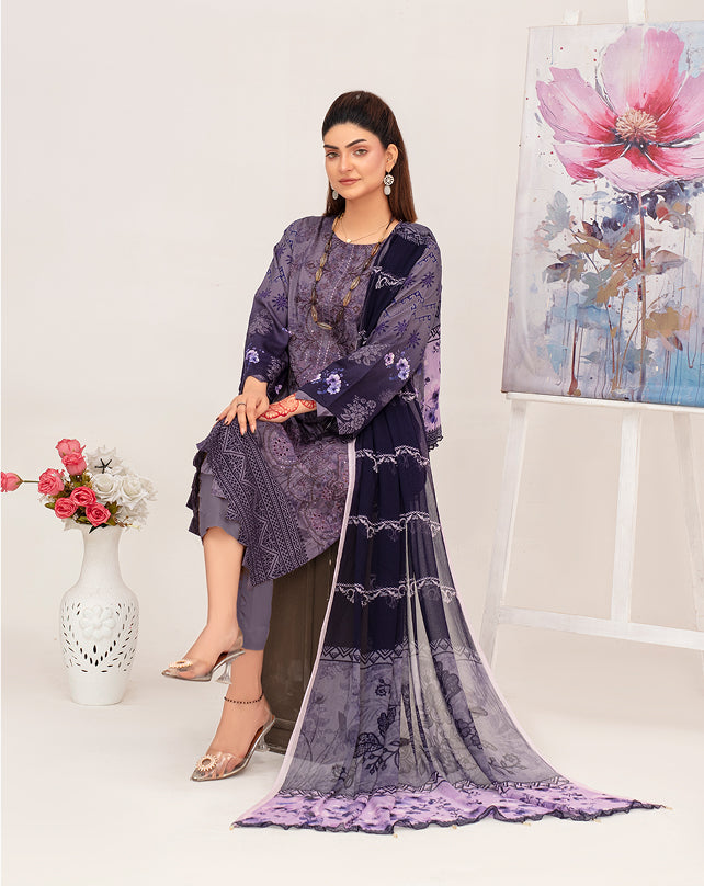 SASSI Viscose EMB Shirt & Dupatta Vol-2461