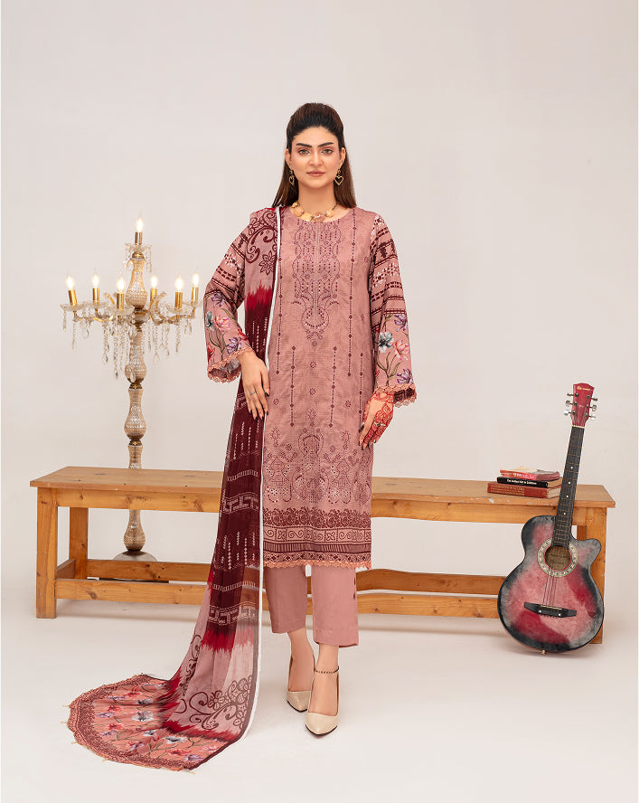 SASSI Viscose EMB Shirt & Dupatta Vol-2461