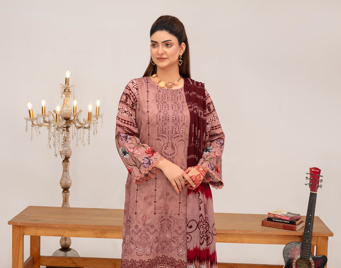 SASSI Viscose EMB Shirt & Dupatta Vol-2461