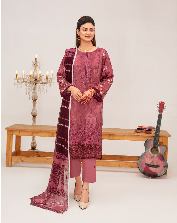 SASSI Viscose EMB Shirt & Dupatta Vol-2461