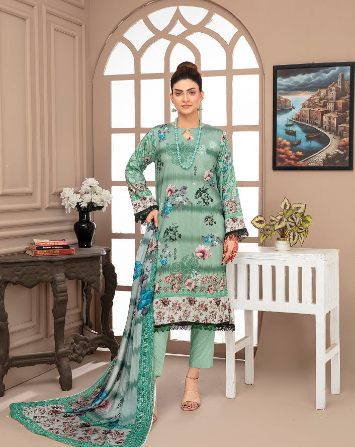 SASSI Viscose PRINT Shirt & Dupatta Vol-2468
