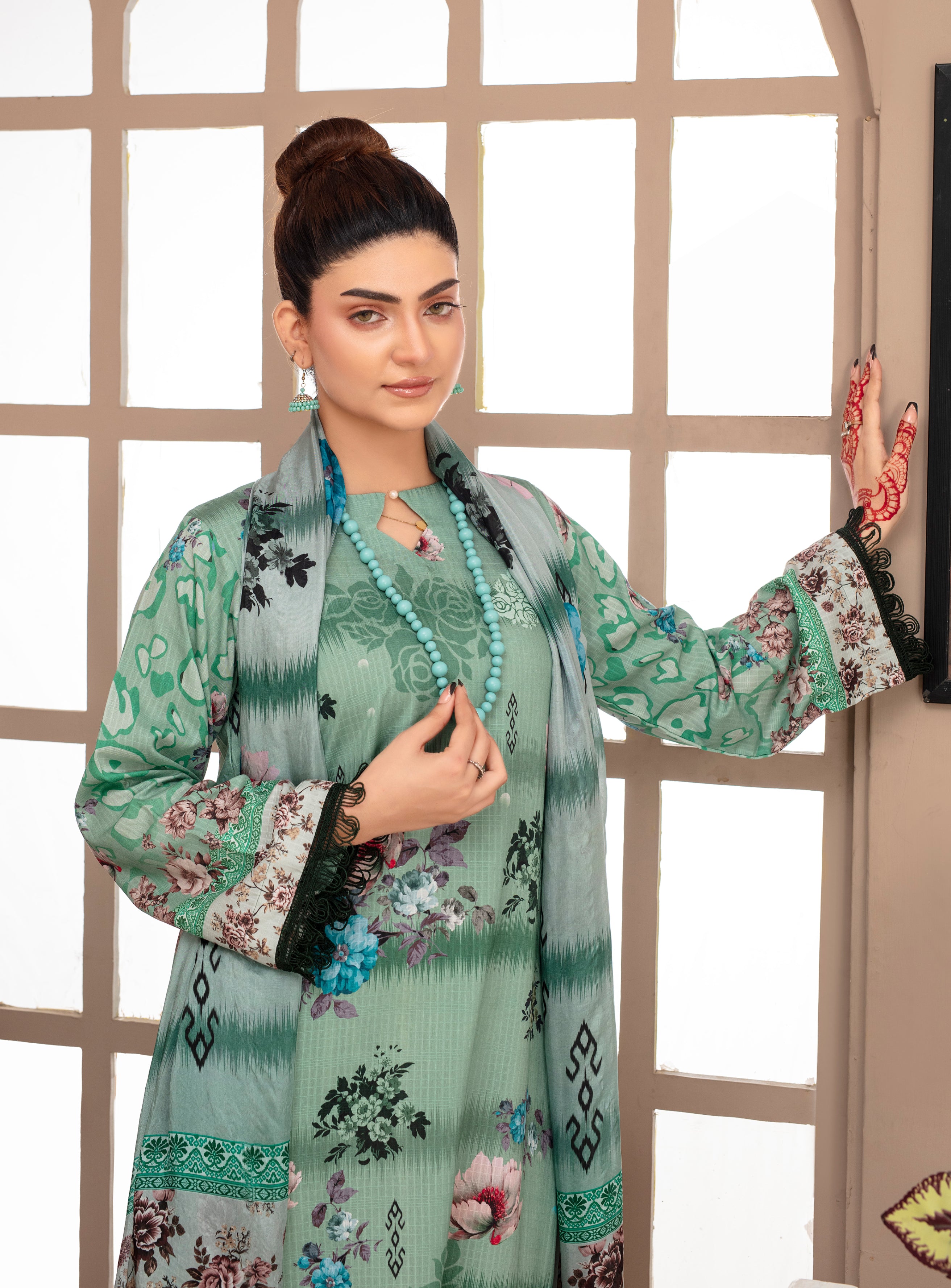 SASSI Viscose PRINT Shirt & Dupatta Vol-2468