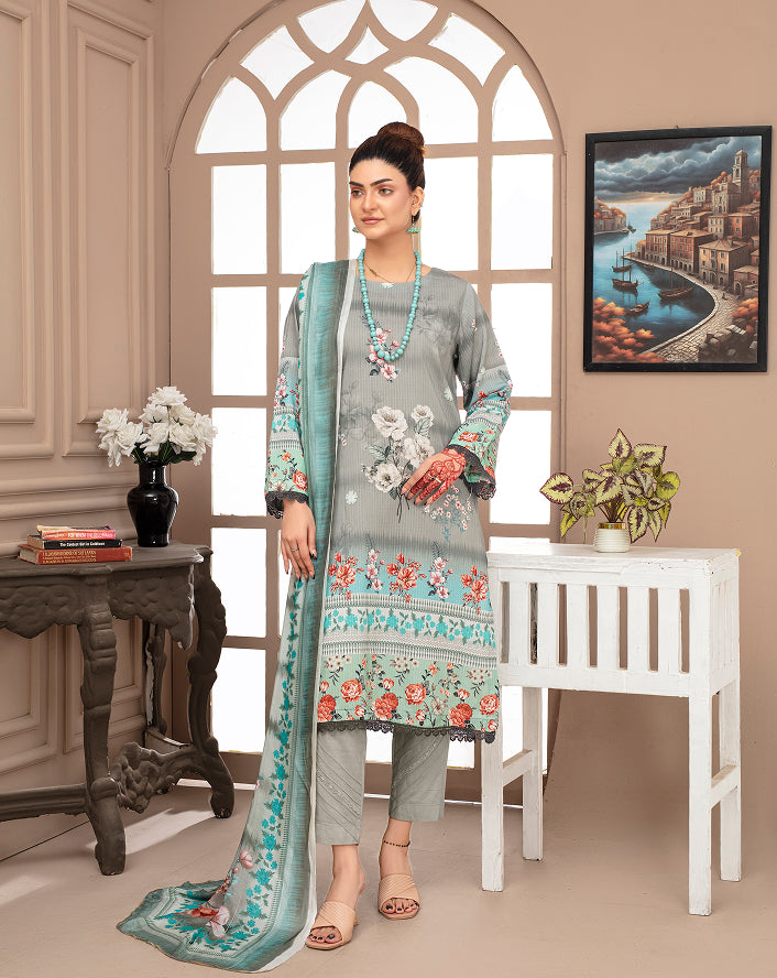 SASSI Viscose PRINT Shirt & Dupatta Vol-2468