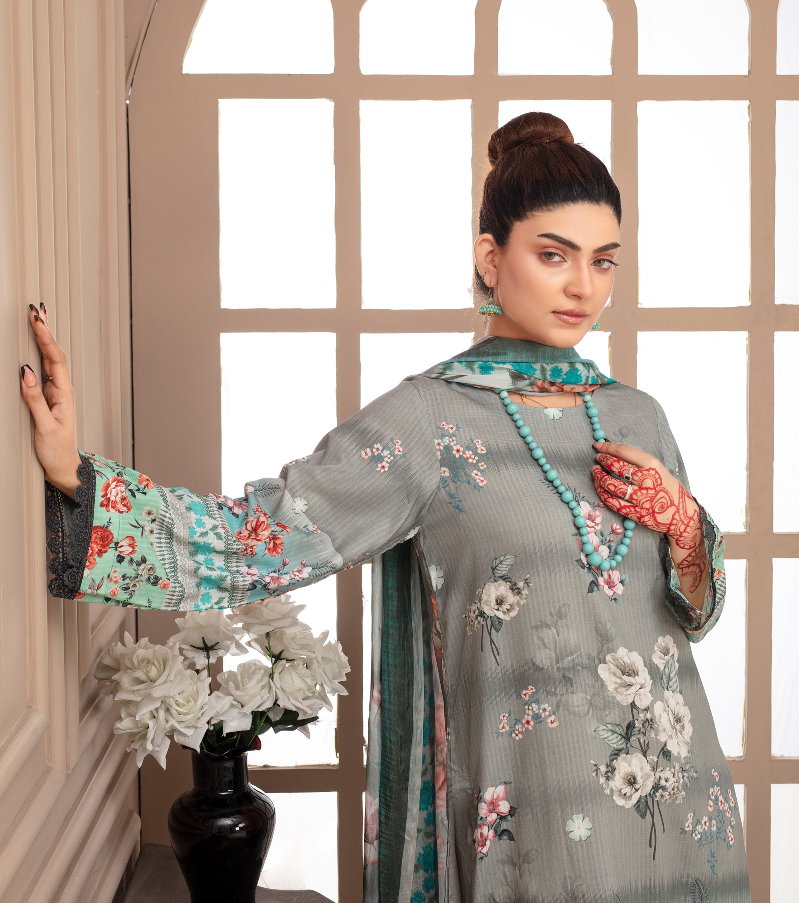 SASSI Viscose PRINT Shirt & Dupatta Vol-2468