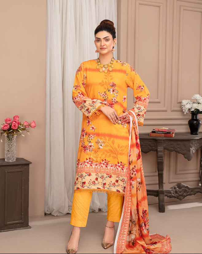 SASSI Viscose PRINT Shirt & Dupatta Vol-2468