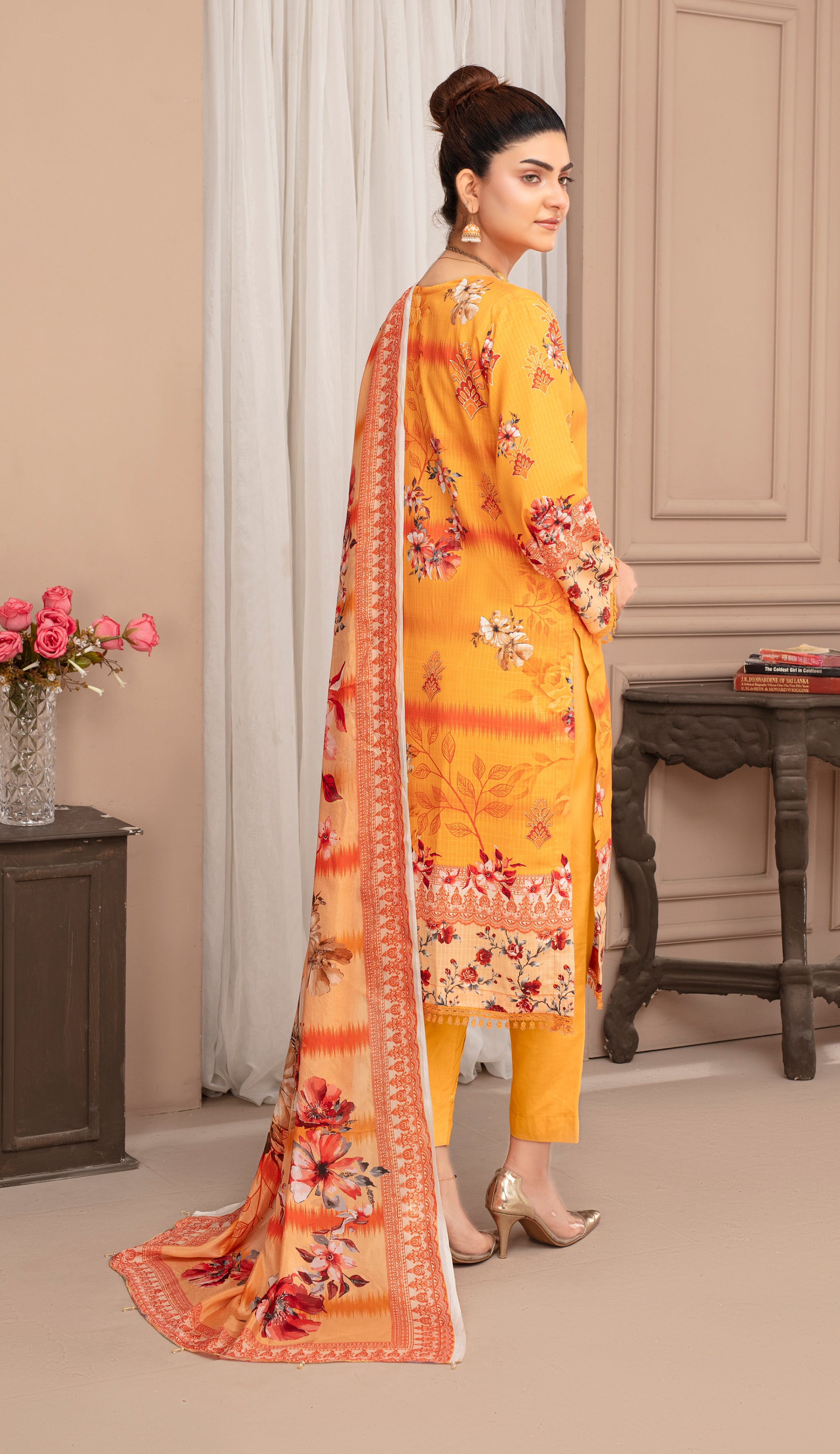 SASSI Viscose PRINT Shirt & Dupatta Vol-2468