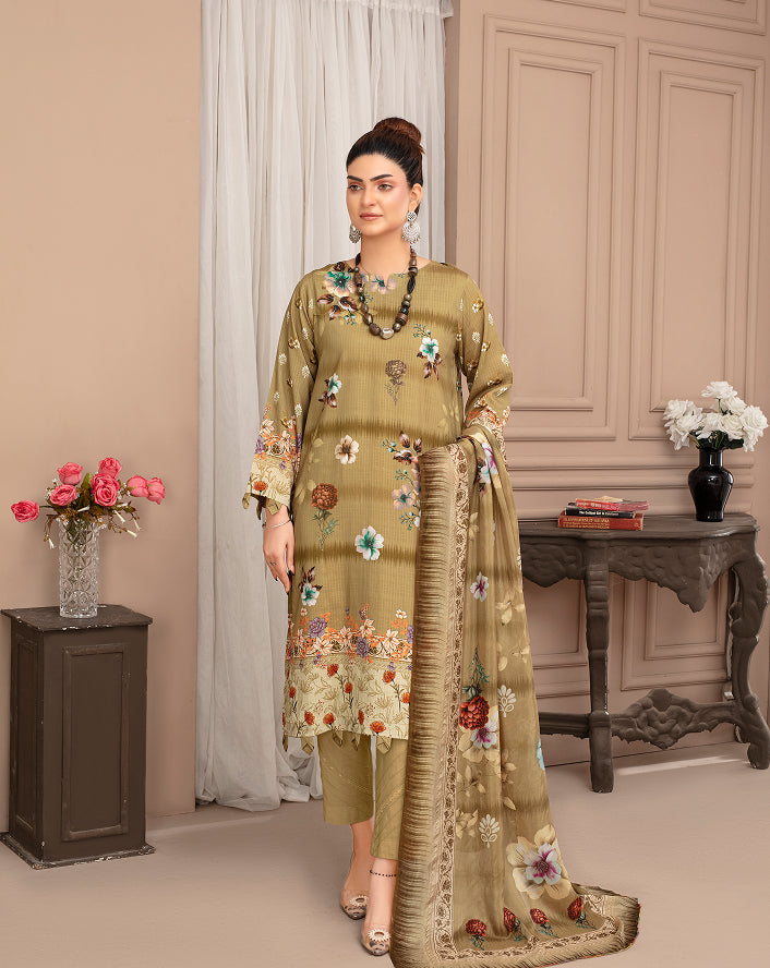 SASSI Viscose PRINT Shirt & Dupatta Vol-2468