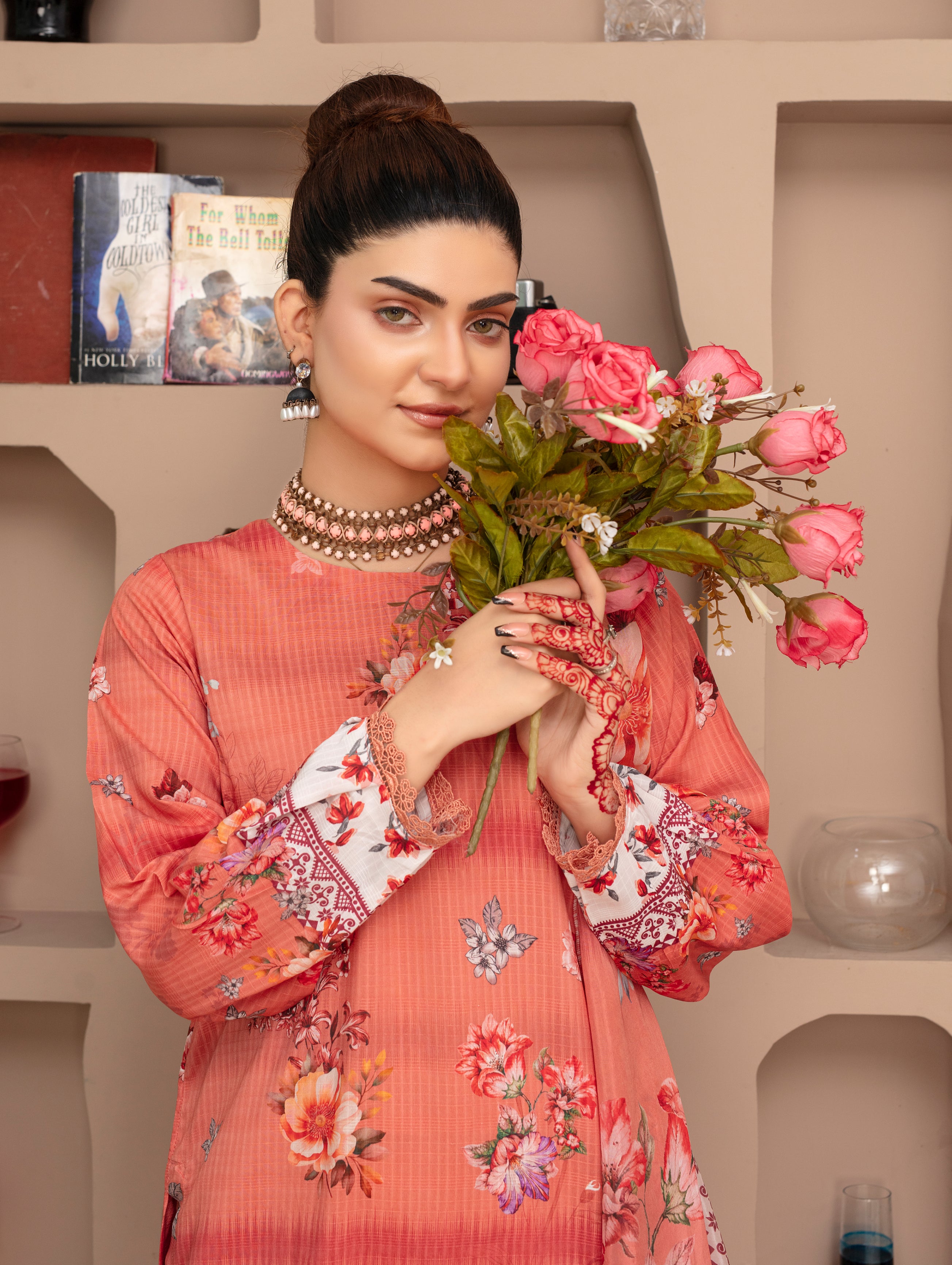 SASSI Viscose PRINT Shirt & Dupatta Vol-2468