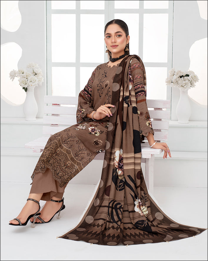 SASSI Viscose EMB Shirt & Dupatta Vol-2454